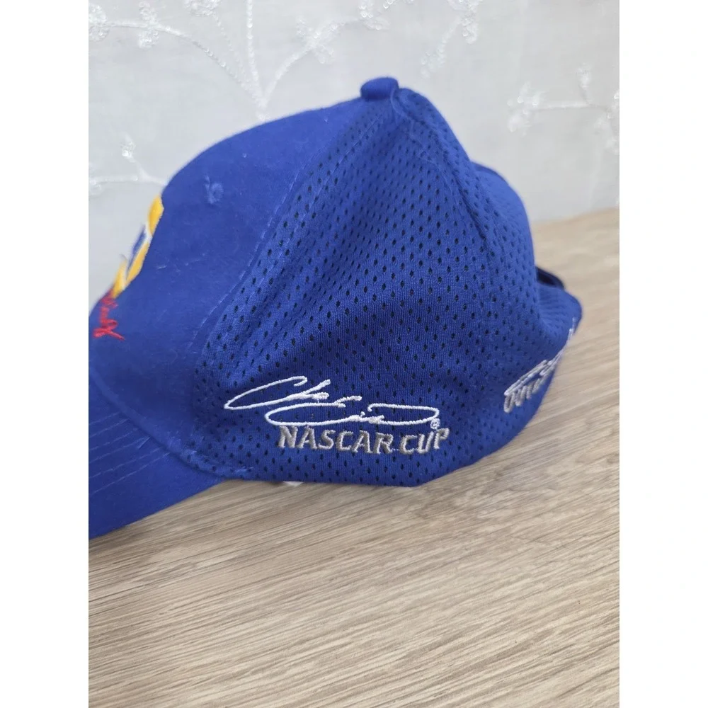 NAPA Racing Team Edition Blue Strapback Hat‎ Embroidered Autographs